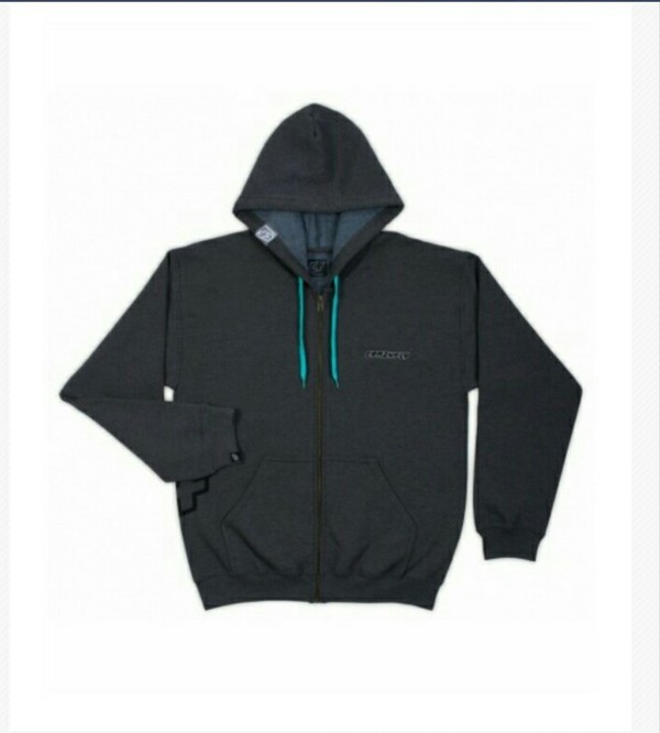 Crazyfly - Felpa con zip cappucci