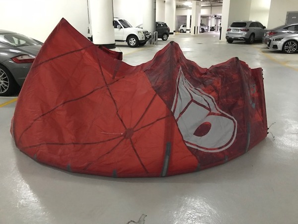 Airush - razor 2016 7m TEAM rosso usato 1 volta!
