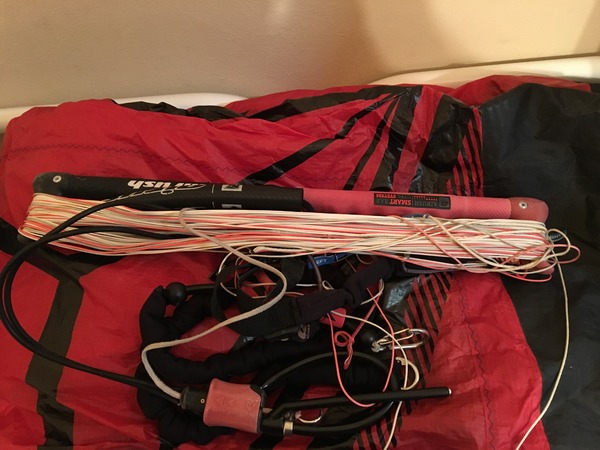 Airush - Kit KiteSurf Vela, Barra, Tavola, Trapezio