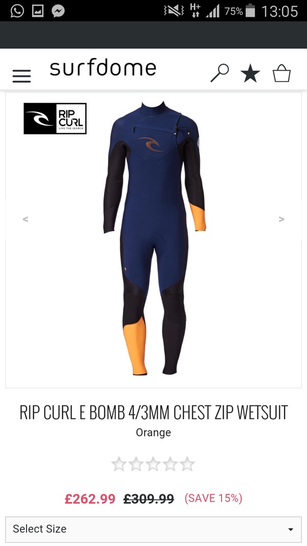 Rip Curl - RIP CURL E BOMB 4/3MM. CHEST ZIP