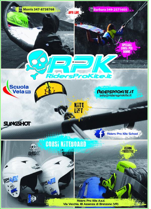 Slingshot - Corsi kite Base, perfezionamento, hydrofoil, centro test 2017
