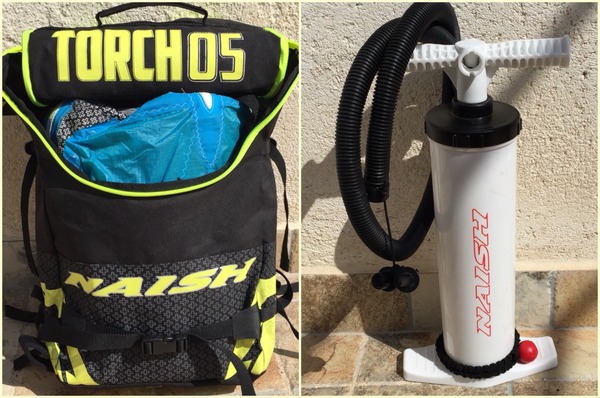 Naish - Torch 2016, 5m, come nuova, gratis la pompa