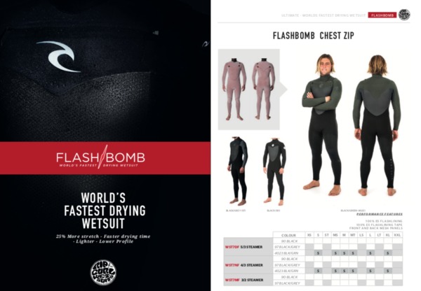 Rip Curl - 2019 FlashBomb PRO C/zip 5 3 mm Black