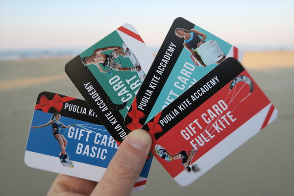Duotone - idea regalo gift card corso di kite