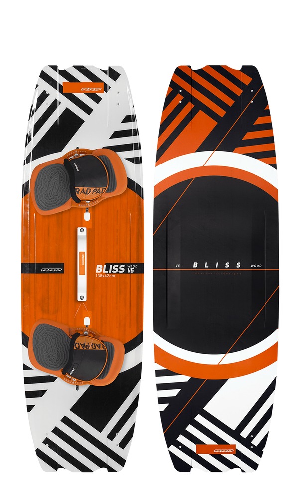 Rrd - BLISS V5 Wood Kiteboard 2018 con RAD PAD - SUPER PRICE!