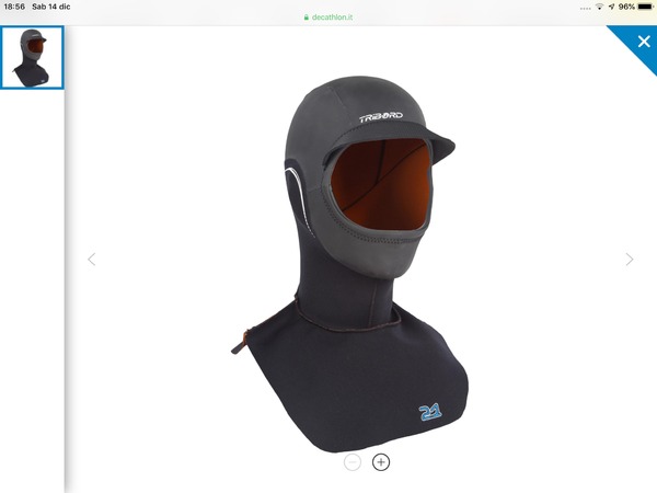 Tribord - cappuccio neoprene 2 mm