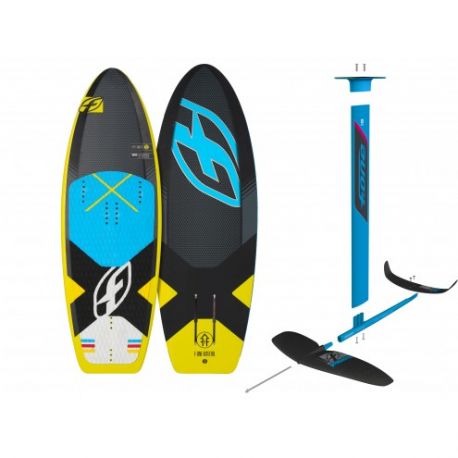 F-One - PACCHETTO FOIL IC6 V2 850 + BOARD TS51 SECOND HAND ECCELLENTE PER CHI IMPARA