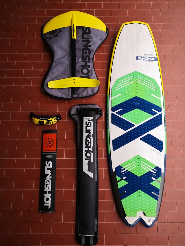 Slingshot - converter 5'4 + hydrofoil hoverglide