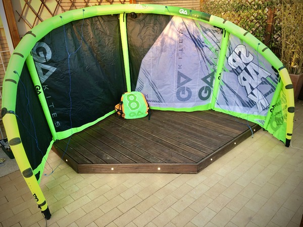 Gaastra - Spark 8 mq *come nuovo* incl barra