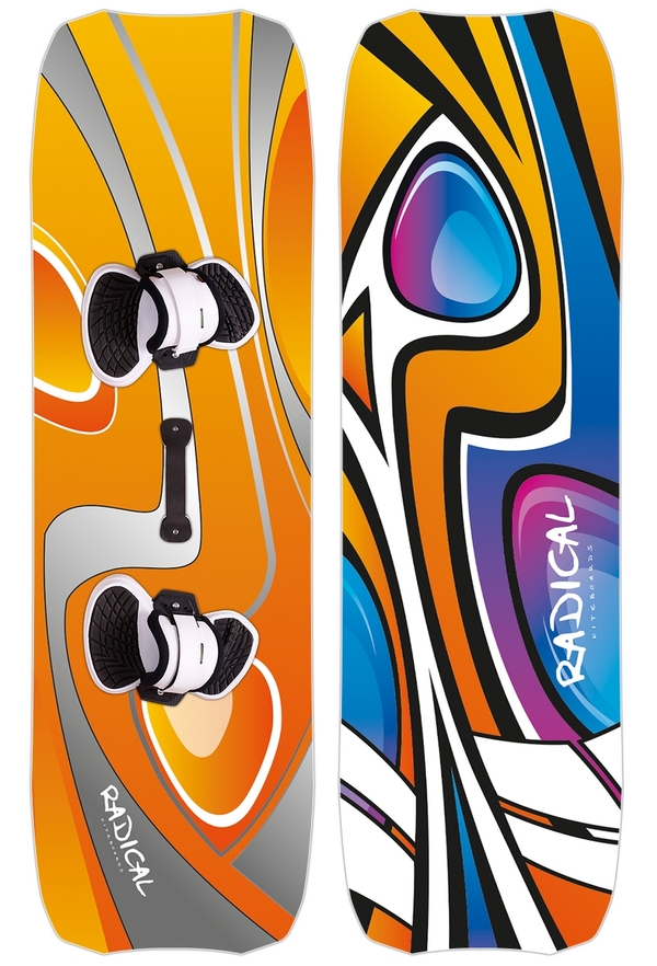 Radical Kiteboards - 160x45 cm, Light-wind Board Carbon