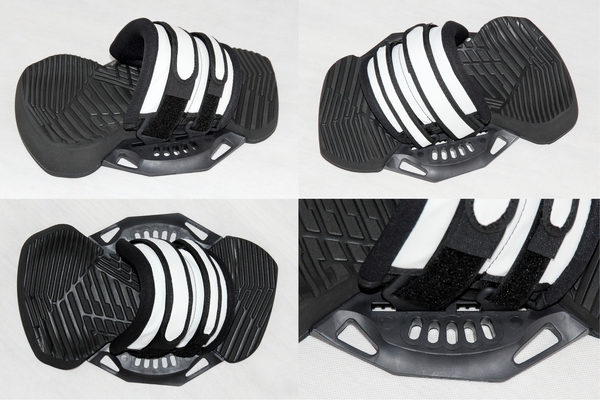 Yeti - COMBO Q4 Kiteboard Binding Set - Footpads + Straps, size M/L
