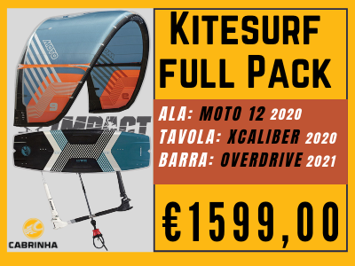 Cabrinha - Kite pack 2020 con Moto + XCaliber + Overdrive Bar