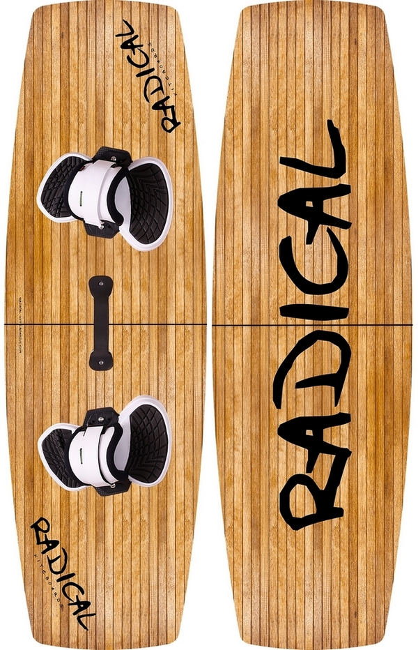 Radical Kiteboards - Split kiteboard (split board), 135x42 cm