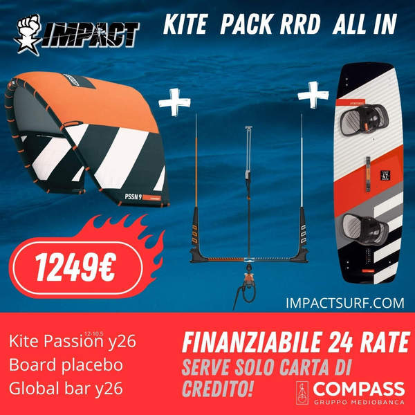 Rrd - RRD KITE Y26 PACK  ALL IN kite + board + bar