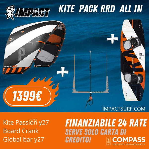 Rrd - RRD KITE Y27 PACK  ALL IN kite + board + bar