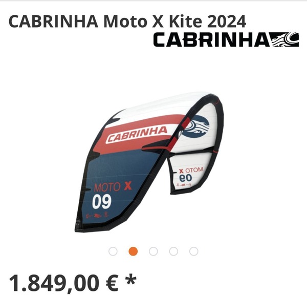 Cabrinha - MotoX 2024 12m