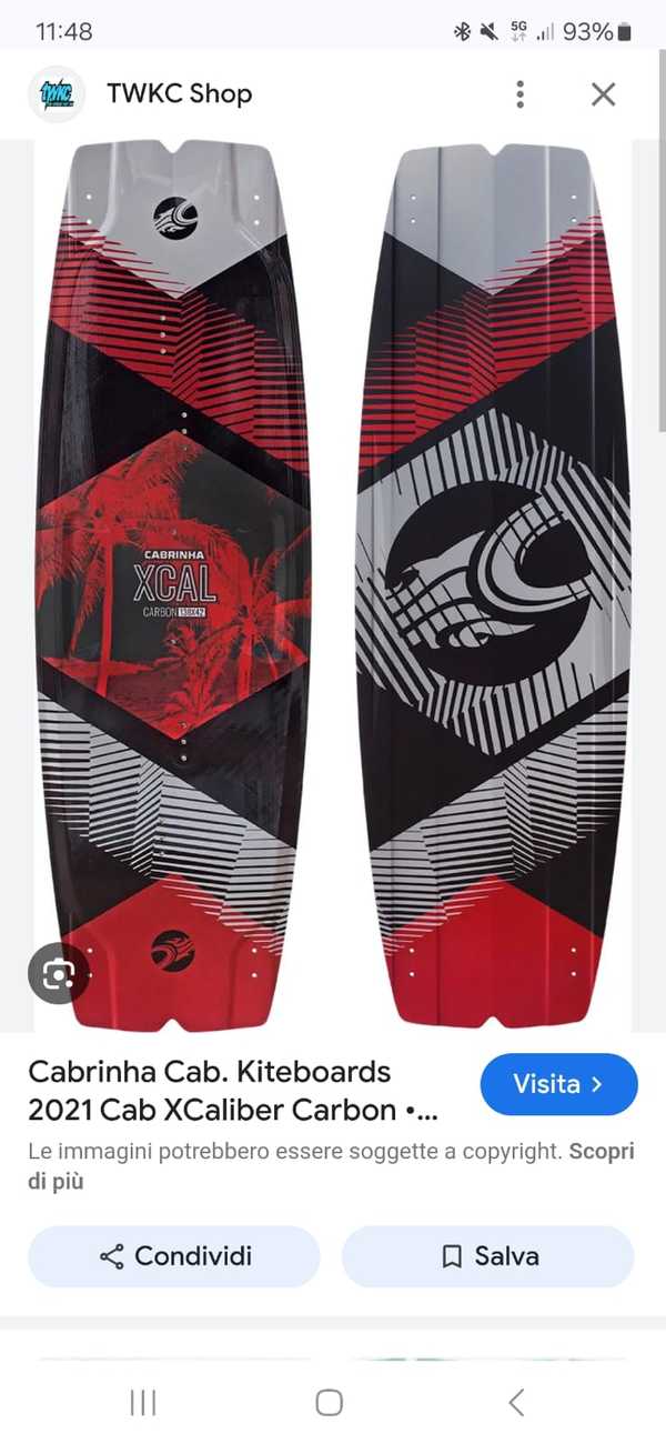 Cabrinha - X caliber carbon 138*41,5