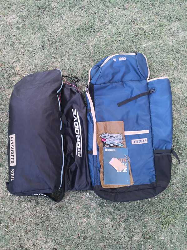 Flysurfer - Flysurfer SOUL 3 15 mt completo barra Groove carbonio