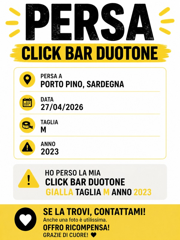 Duotone - Click bar 2023 gialla taglia M