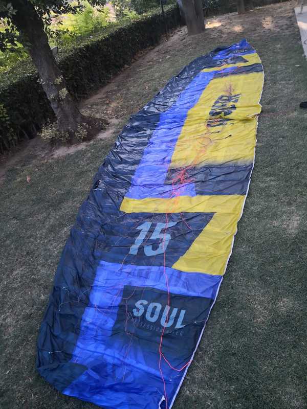 Flysurfer - Flysurfer SOUL 3 15 mt completo barra Groove carbonio