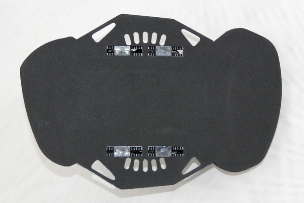 Yeti - COMBO Q4 Kiteboard - Footpads + Straps Set, Size XL