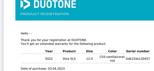 Duotone - Dice SLS 2022