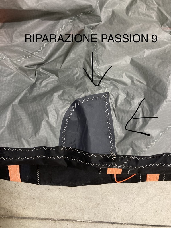Rrd - KITE RRD PASSION 12/9/7+ BARRA Y25