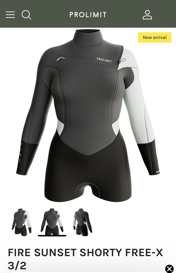 Prolimit - FIRE SUNSET SHORTY FREE-X 3/2 